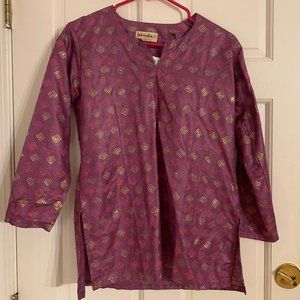 FabIndia Silk Shirt from India - Brand New!